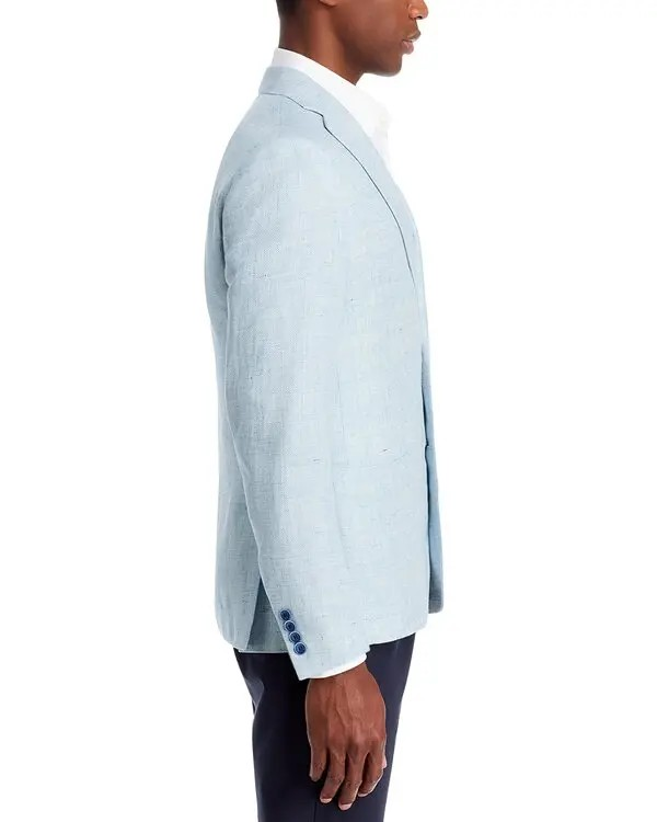 Robert Graham Linen & Wool Mélange Solid Slim Fit Sport Coat MSRP $698