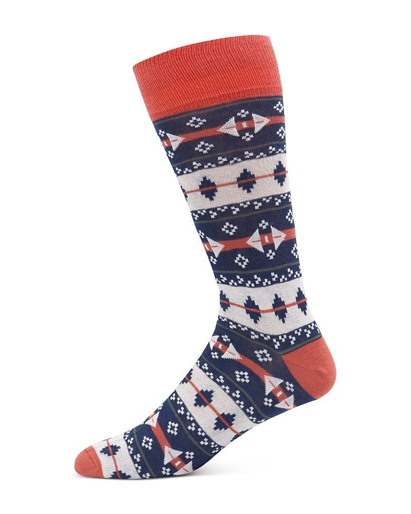 The Men's Store Fair Isle Crew Socks MSRP $12