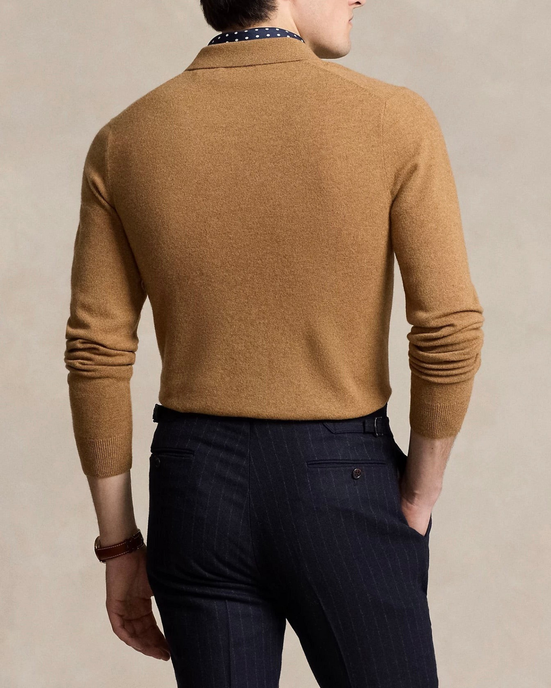 Polo Ralph Lauren Wool Regular Fit Polo Sweater MSRP $228