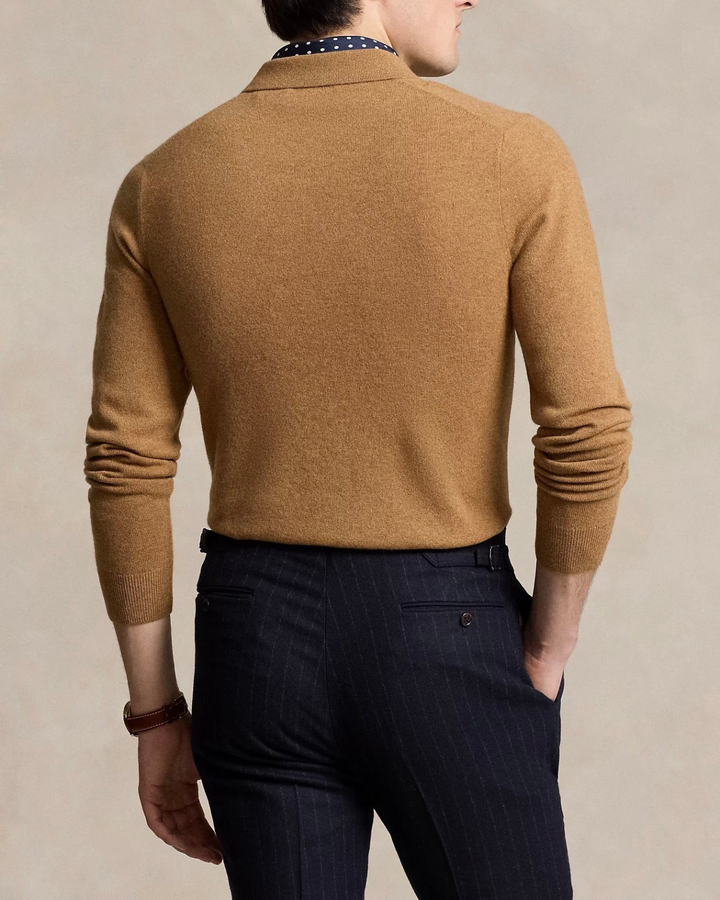 Polo Ralph Lauren Wool Regular Fit Polo Sweater MSRP $228