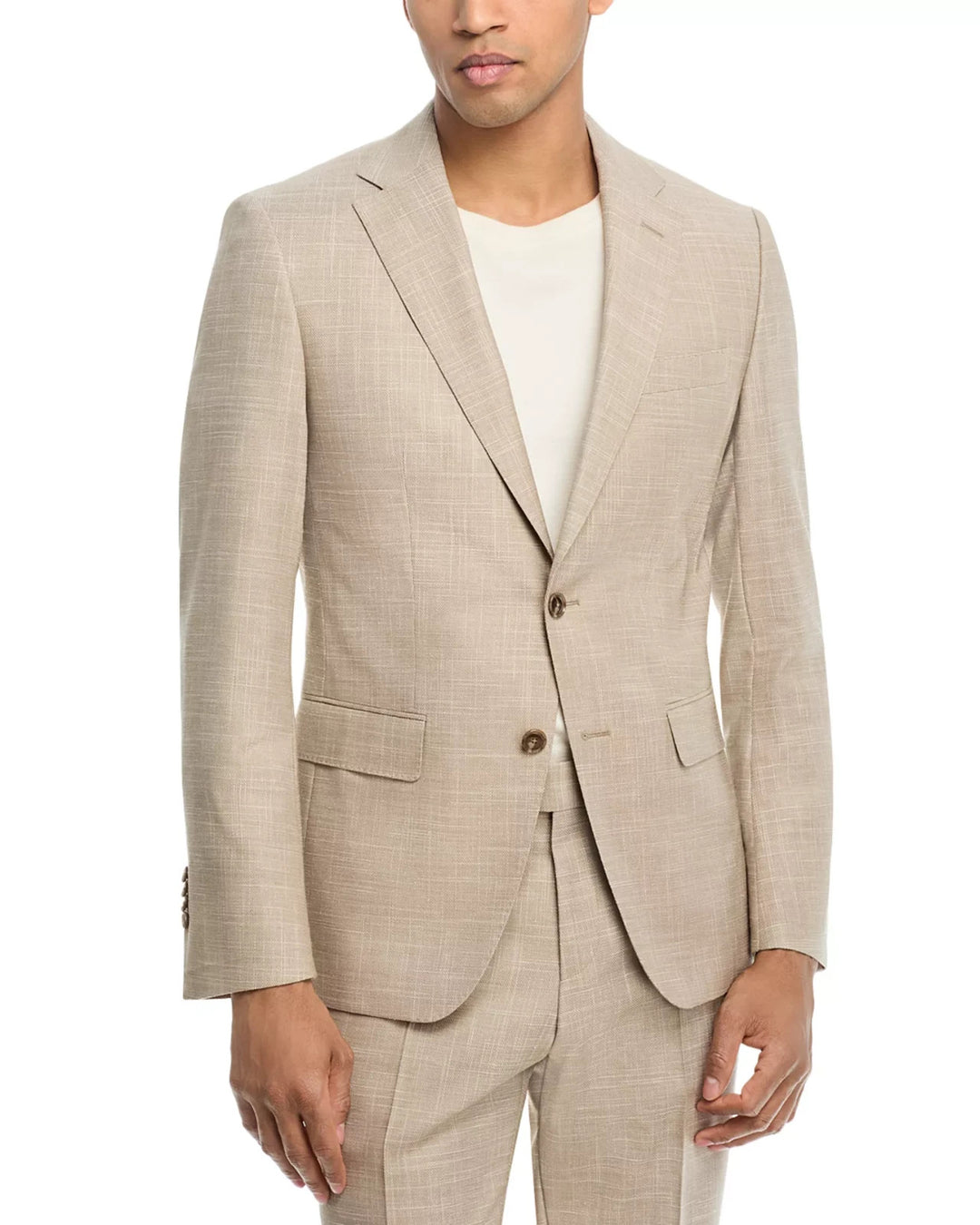 Boss Hutson Melange Slim Fit Suit Jacket MSRP $645