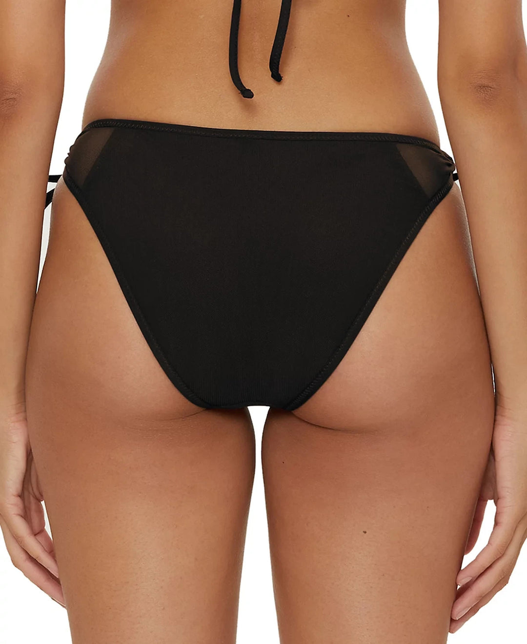 Becca Muse Mesh-Inset Side-Tie Bikini Bottoms MSRP $68