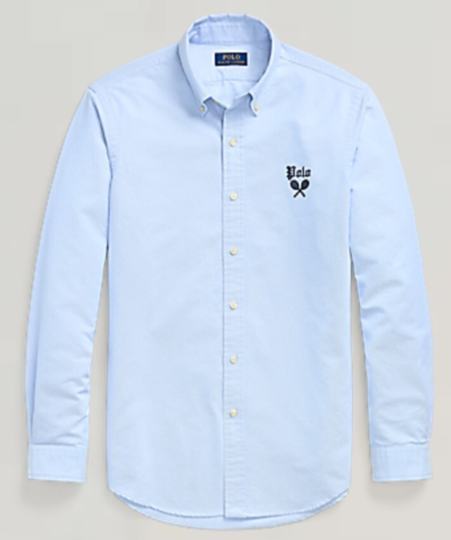 POLO Ralph Lauren Classic-Fit Embroidered Oxford Shirt MSRP $148