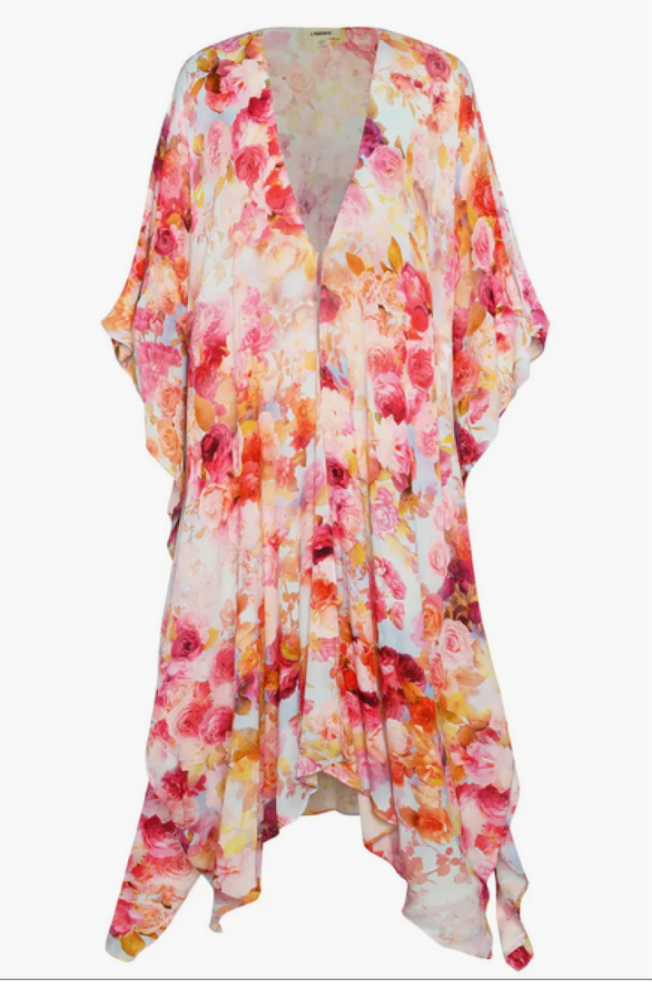L'Agence Kara Soft Cloud Kimono Swim Cover-Up $395 Size O/S # 14A 2595
