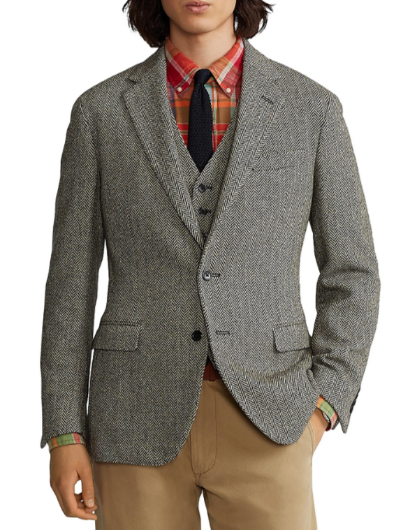 POLO Ralph Lauren Soft Herringbone Sport Coat MSRP $798