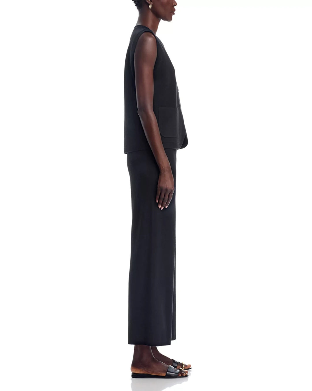 Sioni Sweater Vest & Wide Leg Pants Set MSRP $238