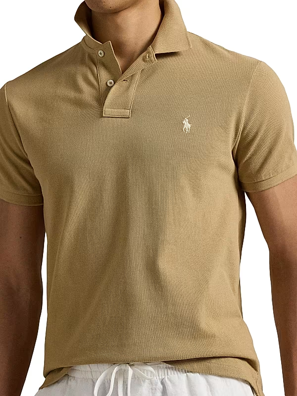 Polo Ralph Lauren Men's Cotton Custom Slim Fit Mesh Polo Shirt MSRP $110