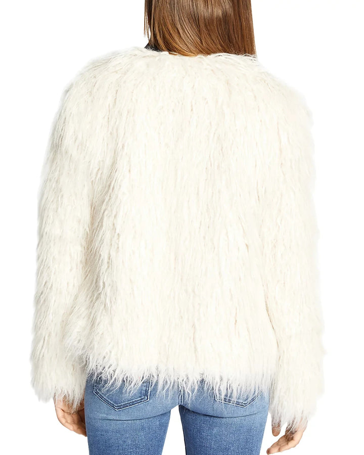 Sanctuary Cropped Faux-Fur Jacket MSRP $199