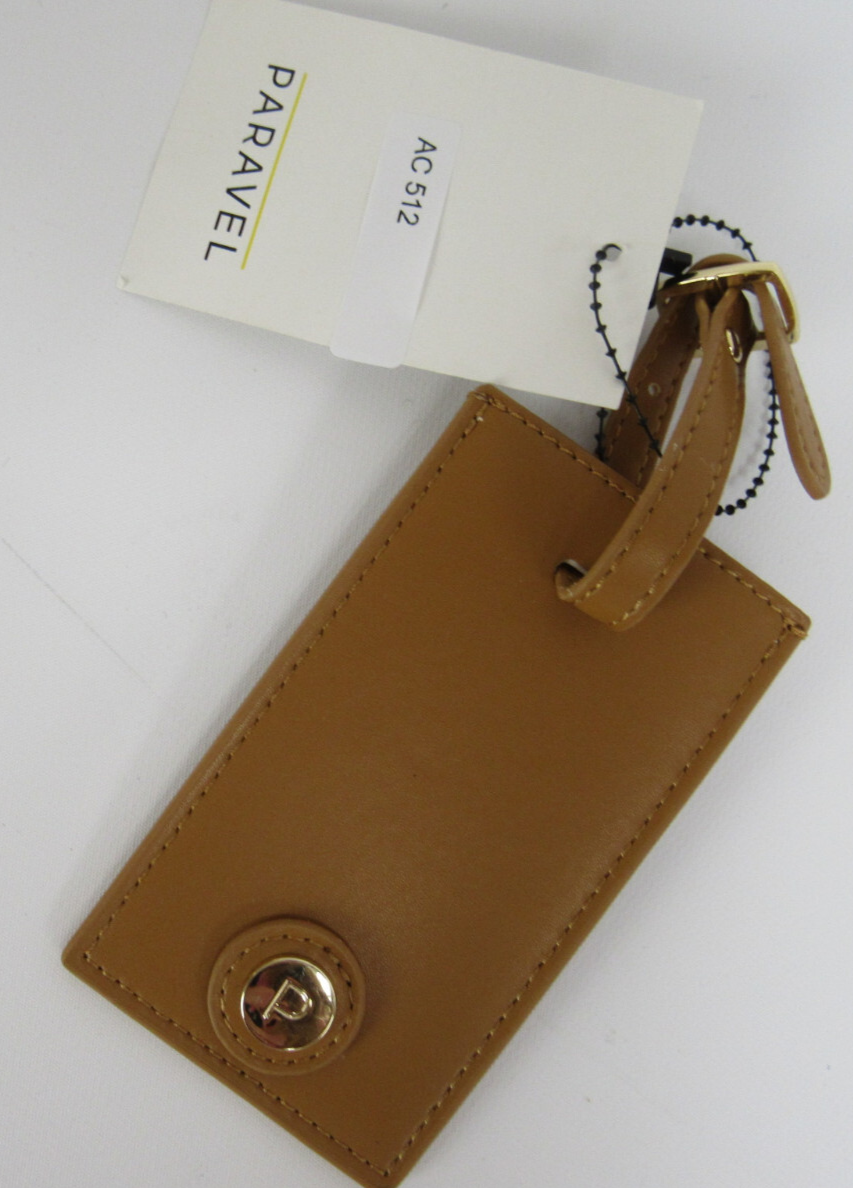 Paravel Vegan Leather Luggage Tag MSRP $35