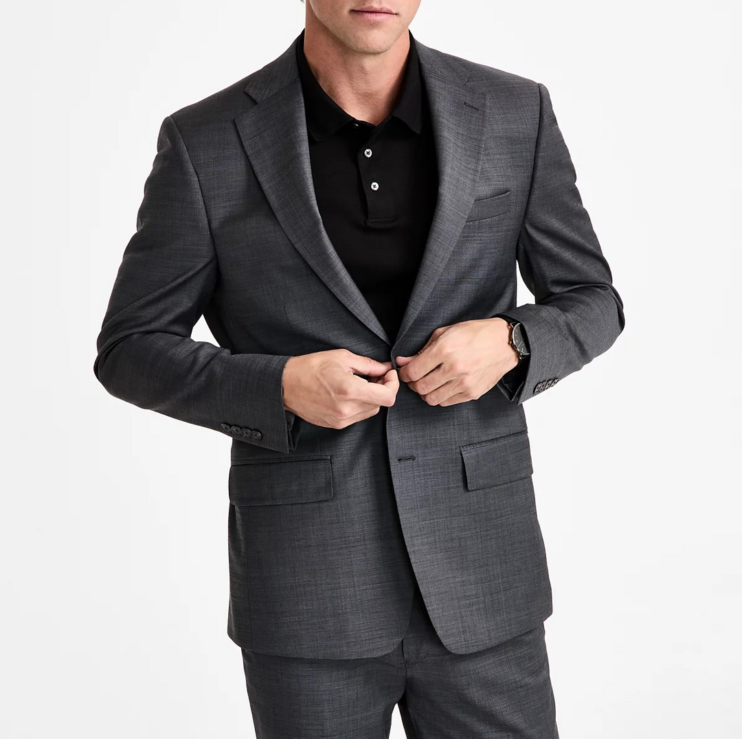 Calvin Klein Men's Slim-Fit Wool-Blend Stretch Suit Jackets MSRP $ 450