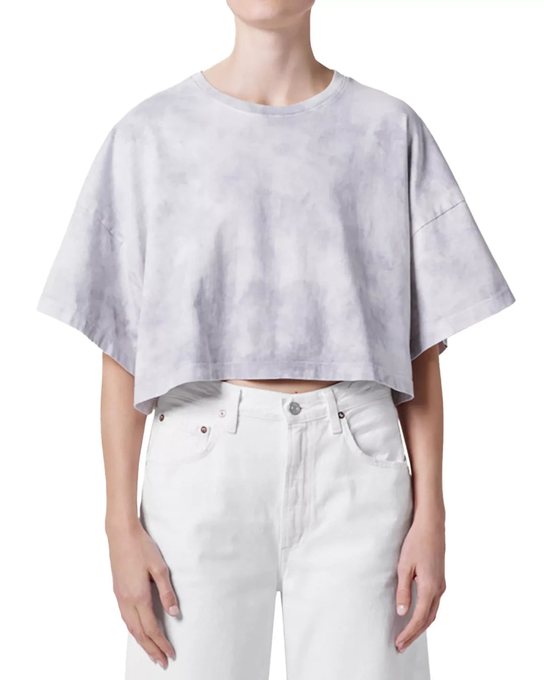 AGOLDE Arli Oversized Cropped Tee MSRP $108