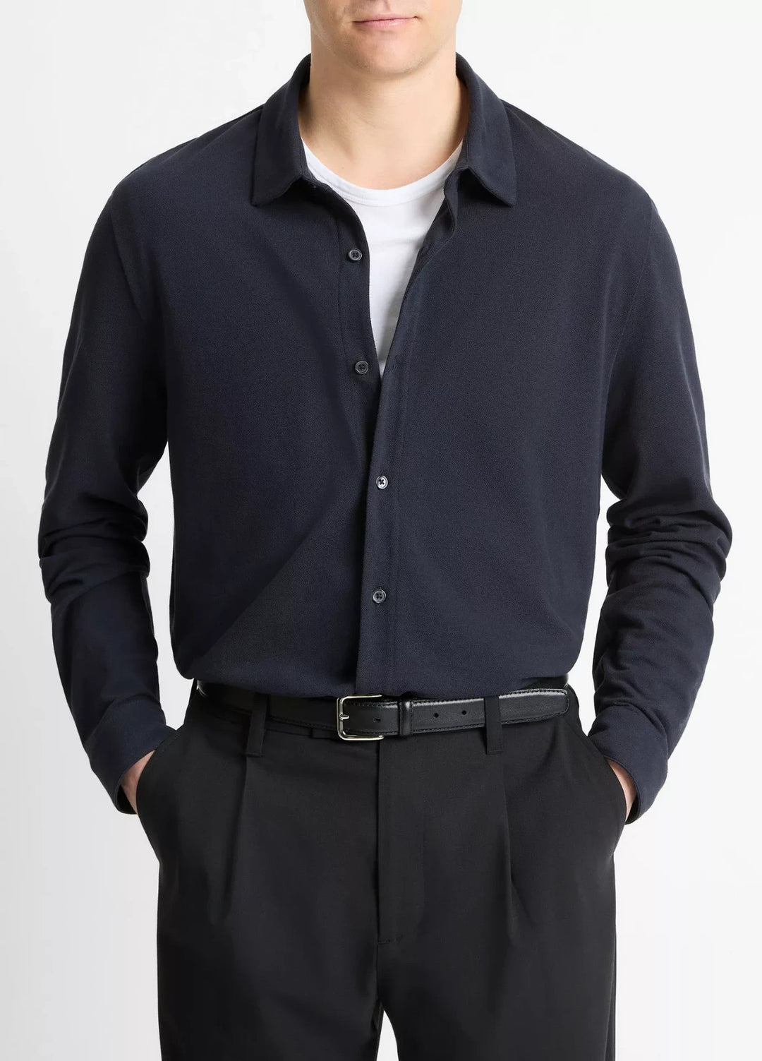Vince Men's Brushed Cotton-wool Shirt MSRP $225