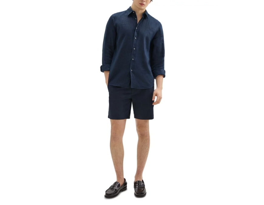 Theory Irving Shirt in Relaxed Linen MSRP $225