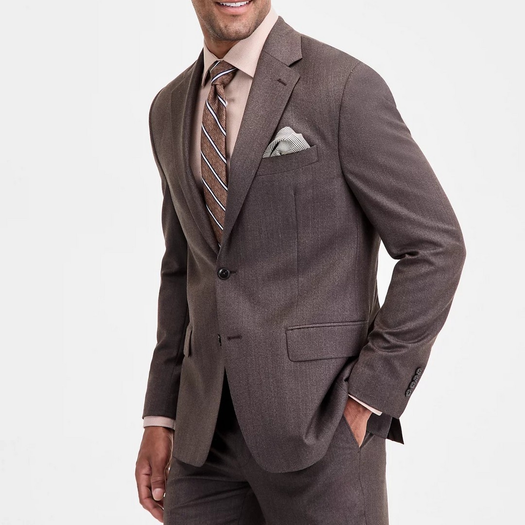 Michael Kors Men's Classic-Fit Wool-Blend Suit Separate Jacket MSRP $450