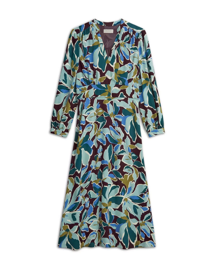 HOBBS LONDON Lea Printed Midi Dress MSRP $355