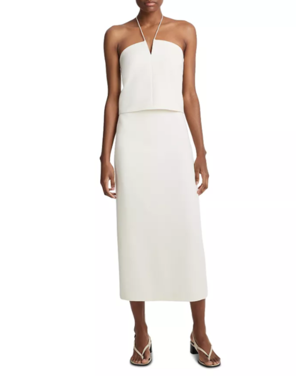 Vince Notch Neck Halter Top MSRP $265