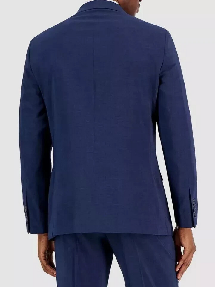 Nautica Men's Modern-Fit Seasonal Cotton Stretch Suit MSRP $395