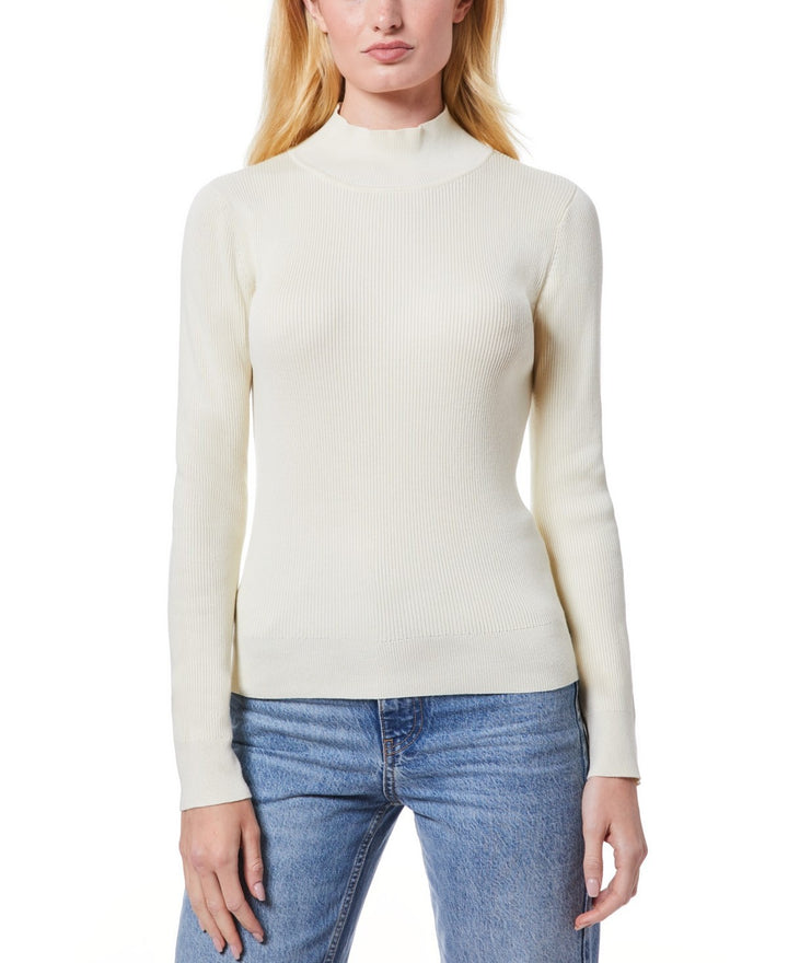 Melissa Paige Ribbed Mock-Neck Sweater MSRP $46