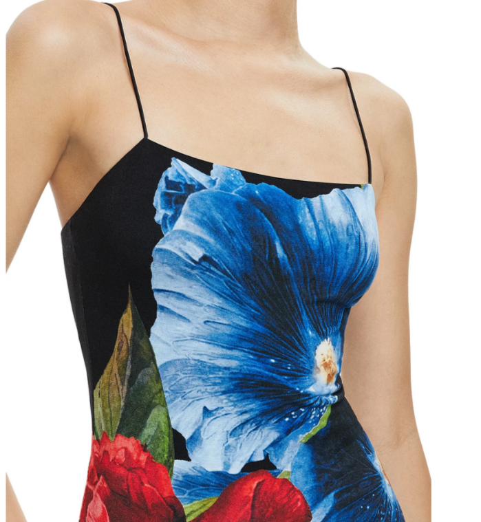 Alice and Olivia Fifi Maxi Dress MSRP $440