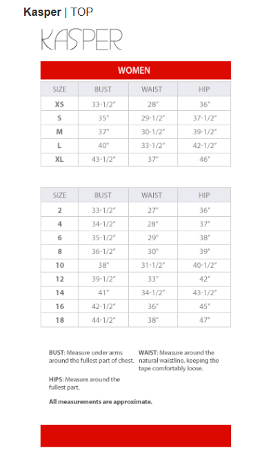 Kasper V-Neck Button-Front Long-Sleeve Blouse MSRP $69