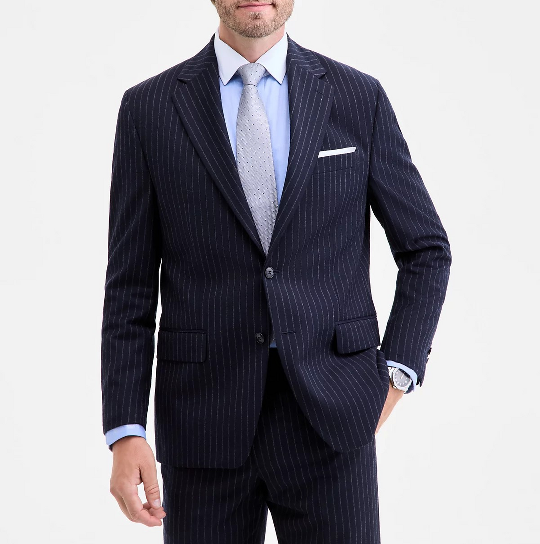 Michael Kors Men's Classic-Fit Wool-Blend Stretch Suit Separate Jacket MSRP $450