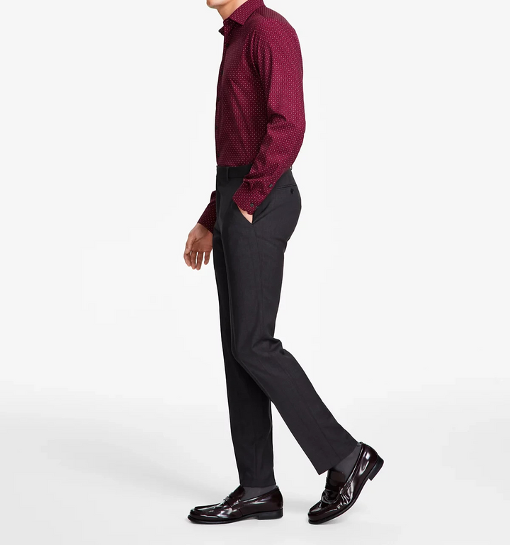 Alfani Men's Slim-Fit Windowpane Check Suit Pants MSRP $135