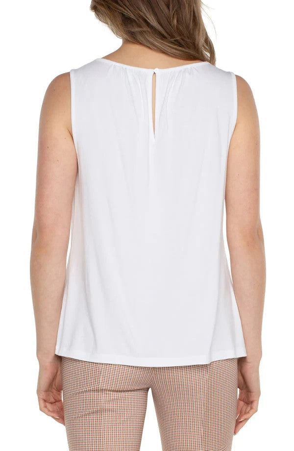 Liverpool Los Angeles A-Line Sleeveless Knit Top MSRP $44