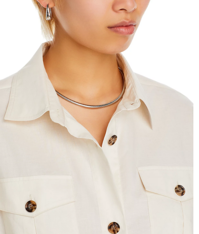 FRAME Patch Pocket Utility Shirt MSRP $348