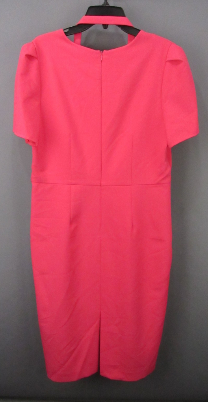 Nicole Miller Peplum Belted Portrait Neckline Dress Size 14 # 3A 2928 New