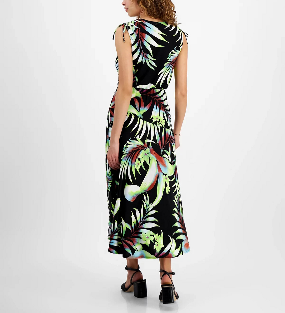 RACHEL Rachel Roy Eulalie Shoulder-Tie High-Low Dress MSRP $149