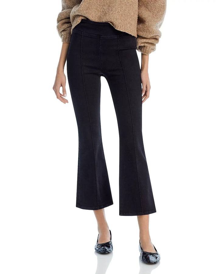 FRAME Jet Set High Rise Crop Mini Flare Leg Jeans MSRP $245