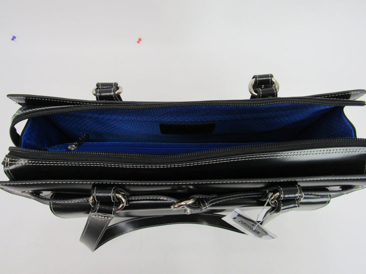 McKlein USA Joliet Black Leather Tote MSRP $440