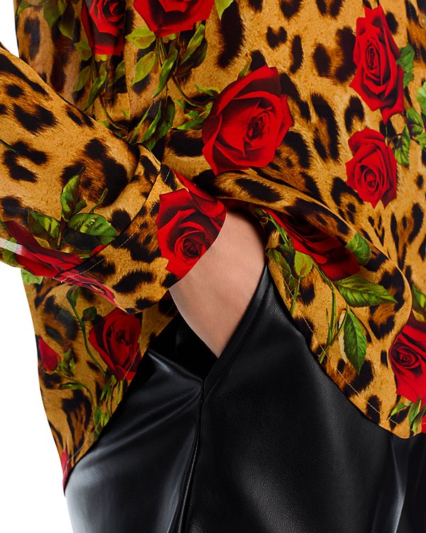 L'AGENCE Nina Silk Blouse MSRP $390