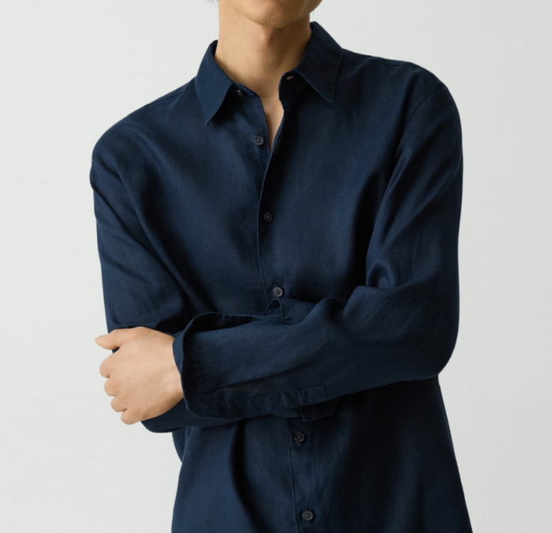 Theory Irving Shirt in Relaxed Linen MSRP $225