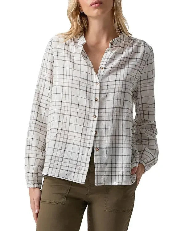 Sanctuary as You Are Banded Collar Shirt MSRP $89