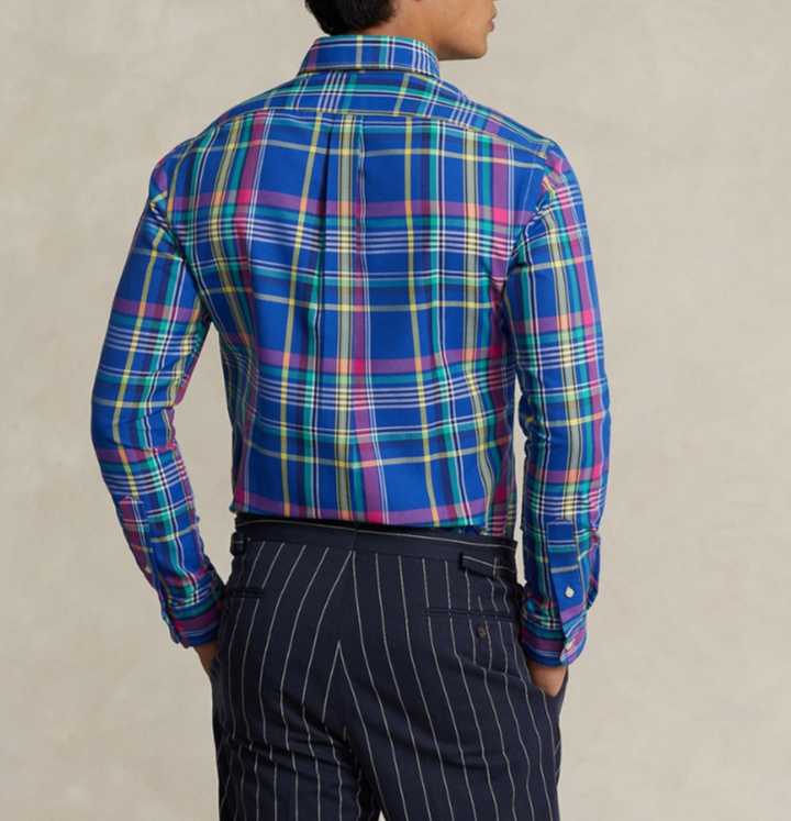 Polo Ralph Lauren  Classic-Fit Plaid Performance Shirt MSRP $138