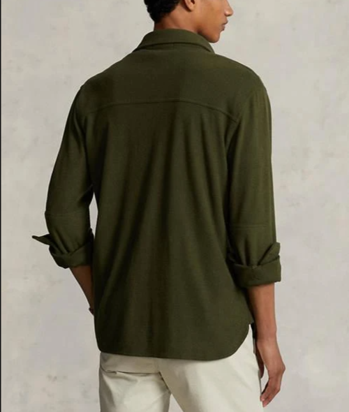 Polo Ralph Lauren Classic Fit Knit Flannel Workshirt MSRP $198