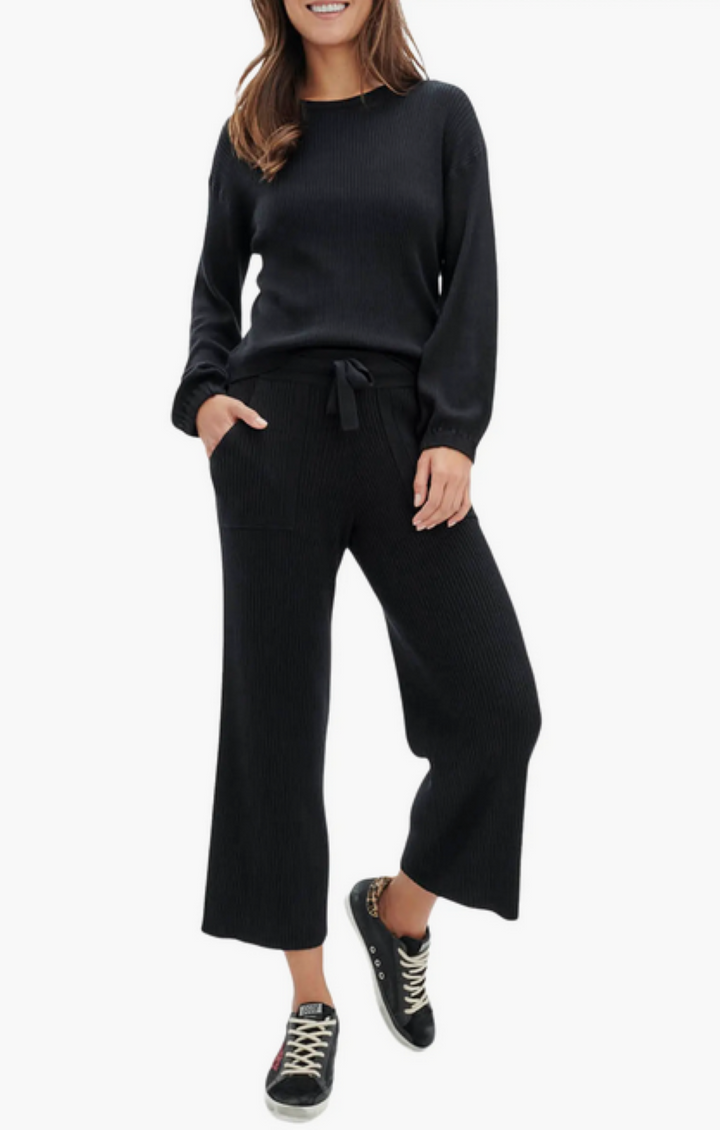 Splendid Georgie Ribbed Drawstring Pants MSRP $168