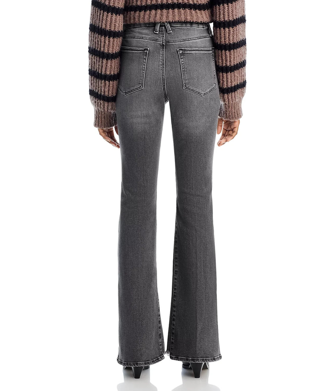 Good American Good Legs High Rise Flare Jeans MSRP $159