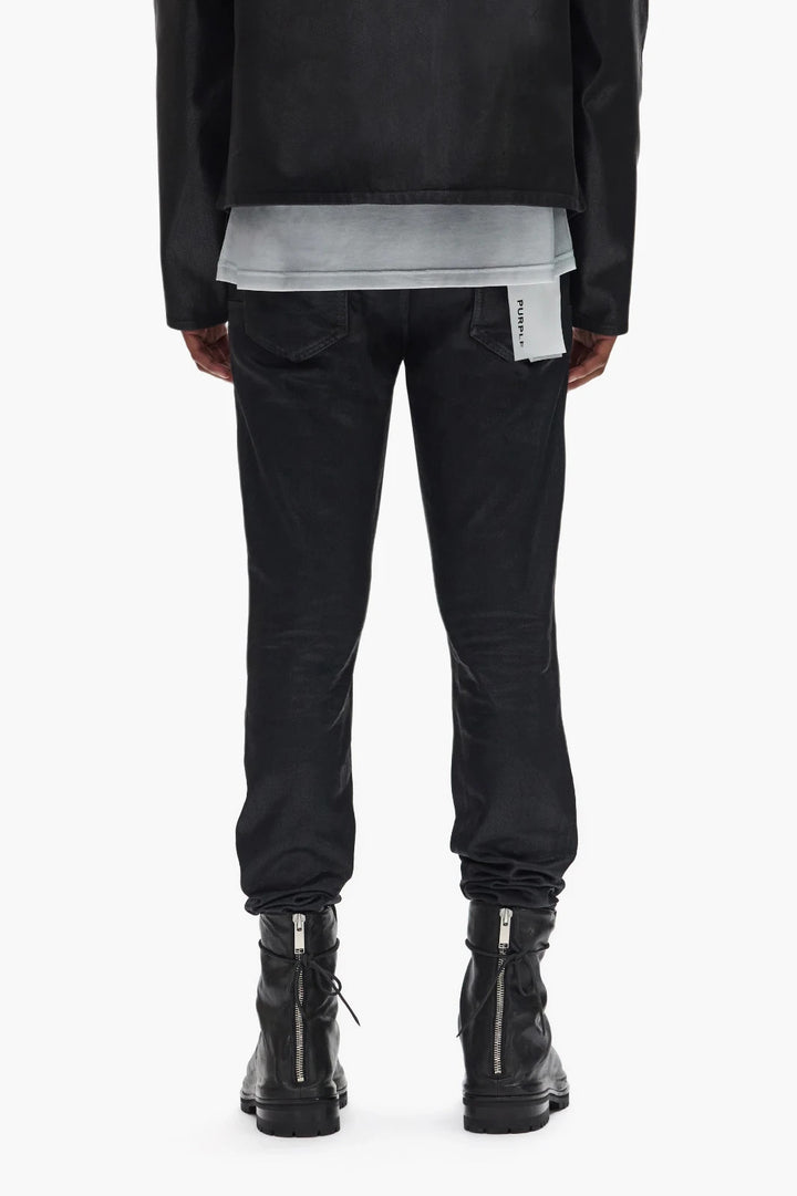 Purple Brand Coated Indigo Skinny Jeans MSRP $295