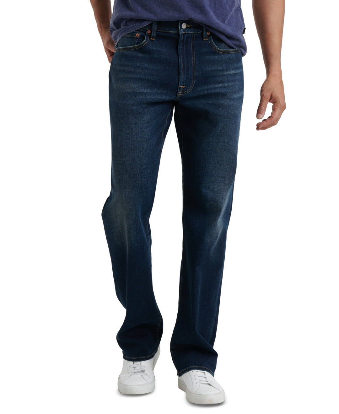 Lucky Brand Men's 181 Relaxed Straight Fit COOLMAX® Stretch Jeans MSRP $99