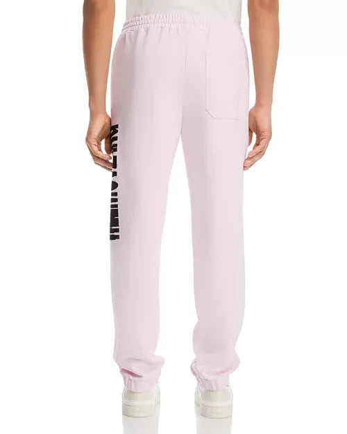 Helmut Lang Stencil Logo Print Jogger Pants MSRP $295