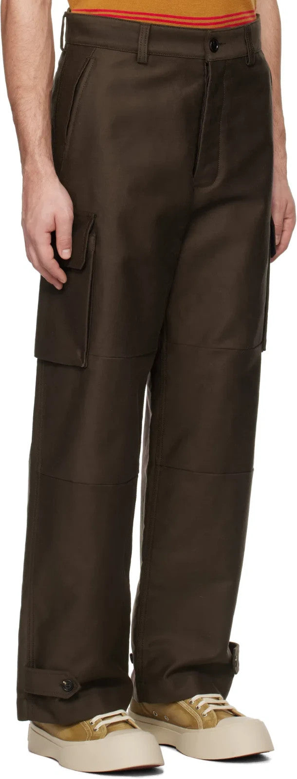 Marni Organic Cotton Cargo Pants $975 Size 52