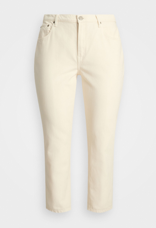 Lauren Ralph Lauren Mid-Rise Tapered Ankle Jeans MSRP $125