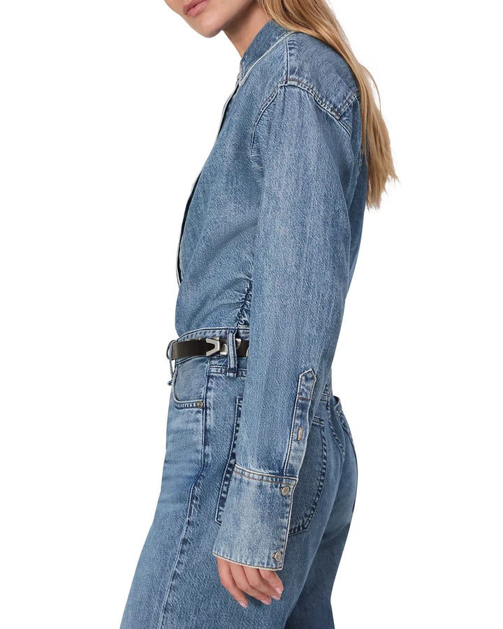 rag & bone Leah Ultra Featherweight Denim Shirt MSRP $258