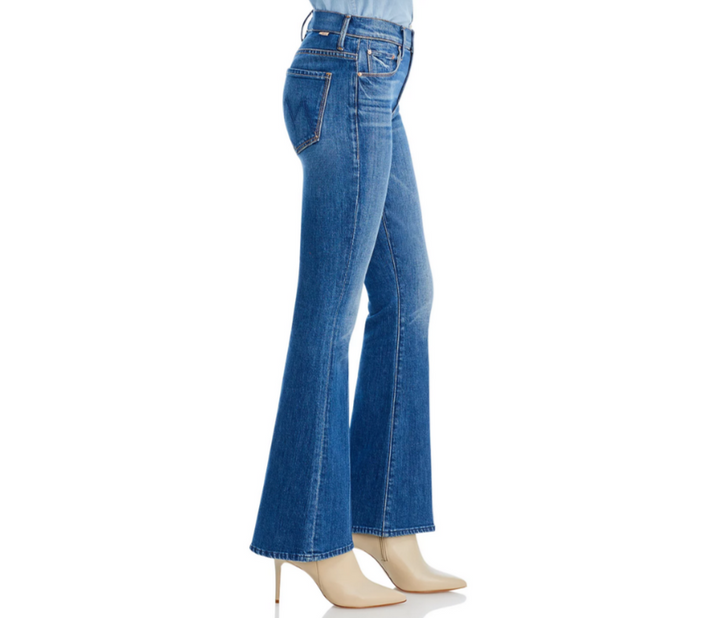 MOTHER The Weekender Mid Rise Flared Jeans MSRP $258