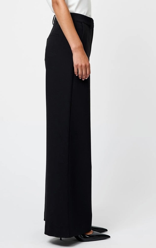 Azra Wide Leg Twill Pants French Connection MSRP $98