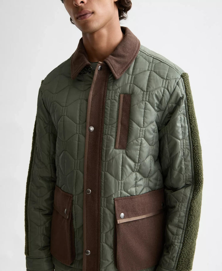 Scotch & Soda Quilted Military Jacket MSRP $268