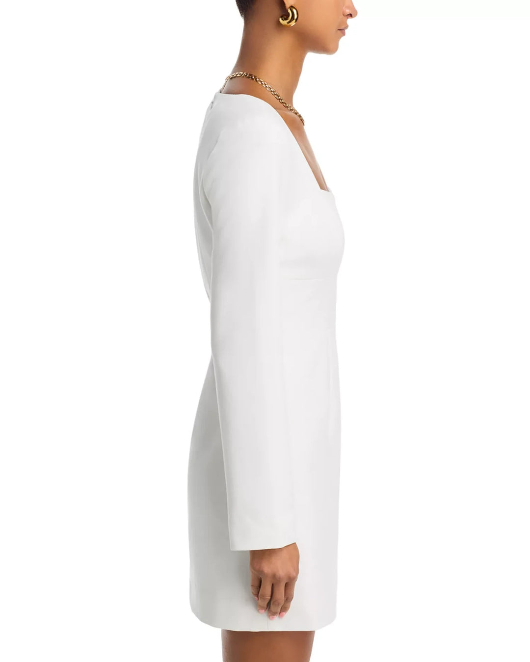 French Connection Whisper Sweetheart Neck Mini Dress