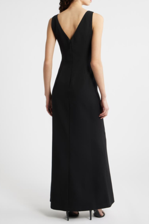 Eliza J Ruffled Sleeveless Gown MSRP $198